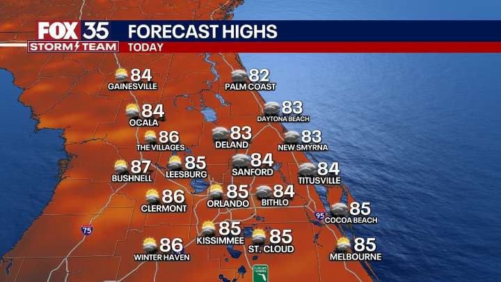 Orlando weather: Showers, storms and high surf expected this weekend