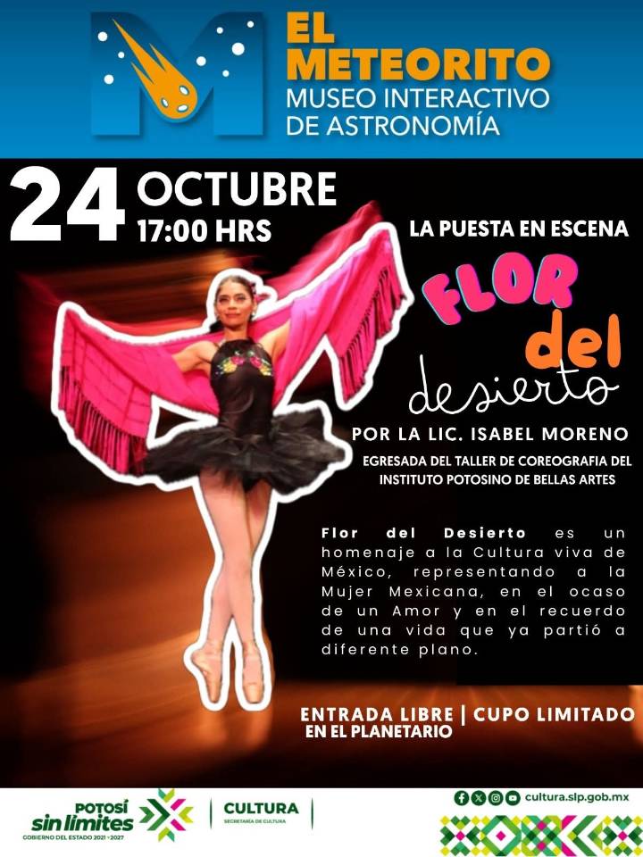 Invita Secult a la puesta en escena ‘Flor del desierto’