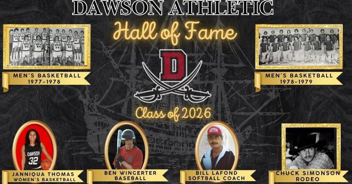 Dawson Community College Athletics announces 2026 Hall of Fame class