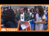 See the Adorable Moment a Fan Meets Olivia Dean on TODAY