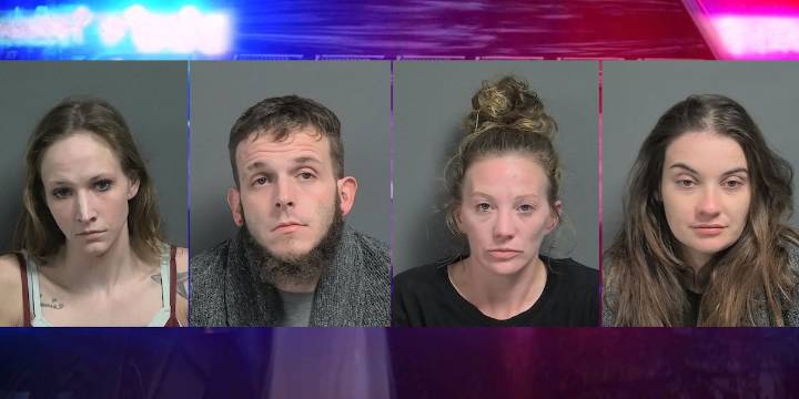 Four people arrested for dealing heroin in Vincennes, Indiana State Police say