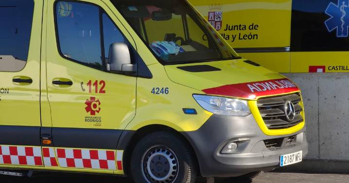 Herido un hombre de 80 años en un atropello en la carretera de Ledesma