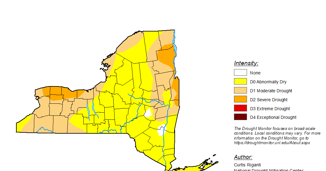 Severe drought in Orleans and Genesee counties; state enacts outdoor burn ban