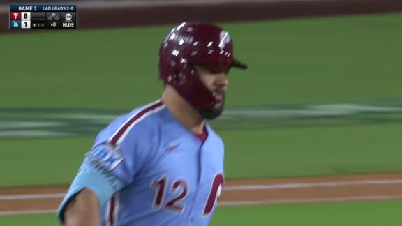 Kyle Schwarber hits two homers to lift Phillies over Dodgers 8