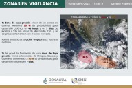 Ciclón tropical se formaría las próximas horas en el Pacífico Mexicano