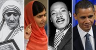 Photos: Nobel Peace Prize winners through history