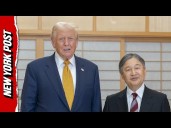 Trump Lands in Japan, Praises Emperor Naruhito as a ‘Great Man’ After Meeting in Tokyo