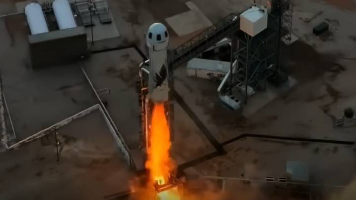 Blue Origin space flight takes first Kazakh woman, Ukraine investor to space: Video