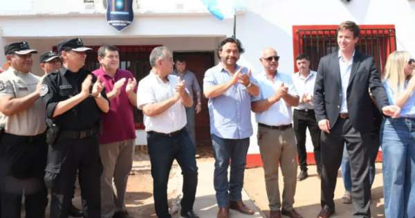 Sáenz inauguró la Sección de Investigación Narcocriminal en Apolinario Saravia