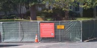Historic wall restoration underway