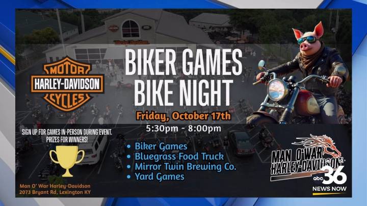 Harley Davidson Thrills, Biker Games and Halloween Fun!