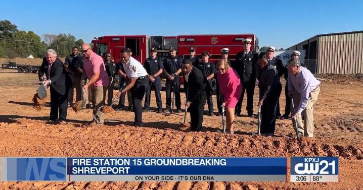 Shreveport Fire Department breaks ground on new Fire Station 15