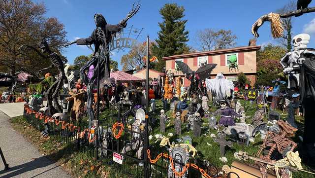 This Lyndon couple's massive Halloween display has been growing for 15 years