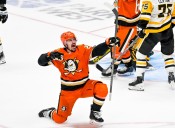 Ducks rally, beat Penguins on late goal in home opener