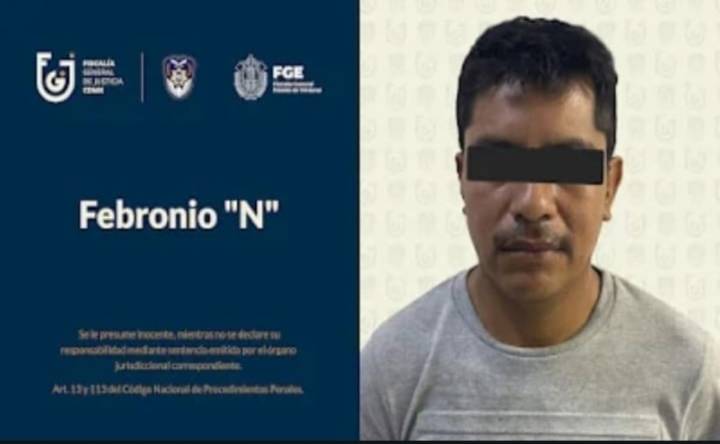 Detienen en Veracruz a Febronio "N"; lo acusan del feminicidio de una mujer encontrada en la colonia Narvarte