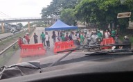 Levantan bloqueo en la vía Buga-Tuluá y se restablece la movilidad en el Valle del Cauca
