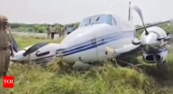 Private jet crashes in UP's Farrukhabad; aircraft lost control during take off