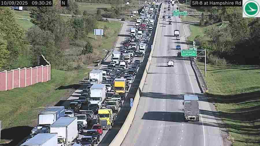 Semi crash closes SR-8 for two hours Thursday morning