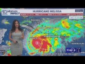 Tracking the Tropics: Melissa strengthens into a major hurricane as it nears Jamaica
