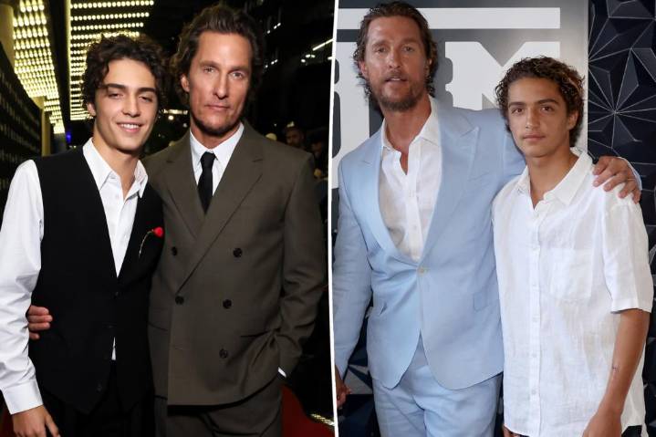 Matthew McConaughey's son Levi reveals what made working together on the 'Lost Bus' 'easier'
