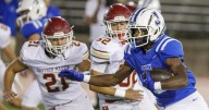 In the Holy Cross-Jesuit rivalry, the winner kept its foe at arm's length the entire game