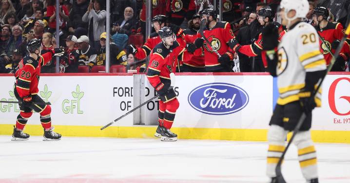 Batherson and Stutzle score twice to lift the Senators over Bruins 7