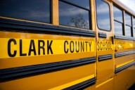 Juvenile pedestrian hospitalized after crash involving school bus in North Las Vegas
