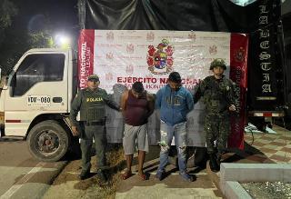 Dos capturados por transportar combustible de contrabando en Guamal