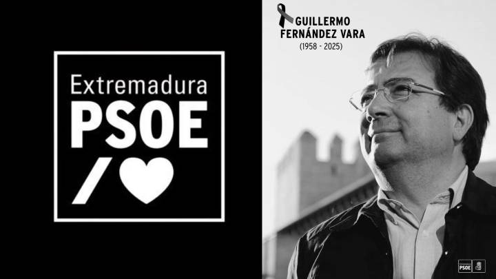 El PSOE de Extremadura declara tres días de luto y convoca cinco minutos de silencio en homenaje a Guillermo Fernández Vara