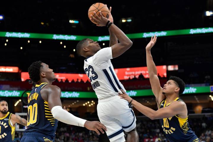 Rookie Cedric Coward hits all 6 3-pointers and scores 27 points as Grizzlies beat Pacers 128