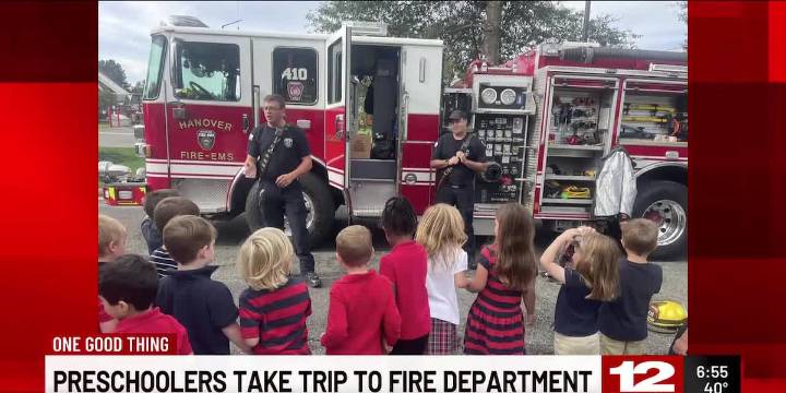One Good Thing: Preschoolers take trip to the fire department