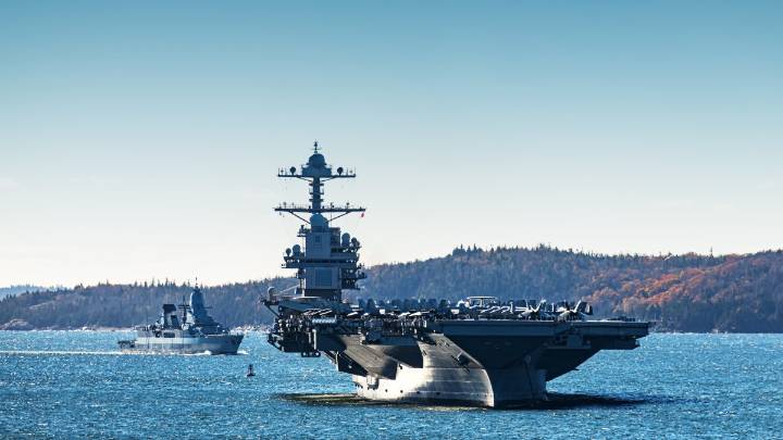 Cómo es el USS Gerald R. Ford que EEUU envió al Caribe