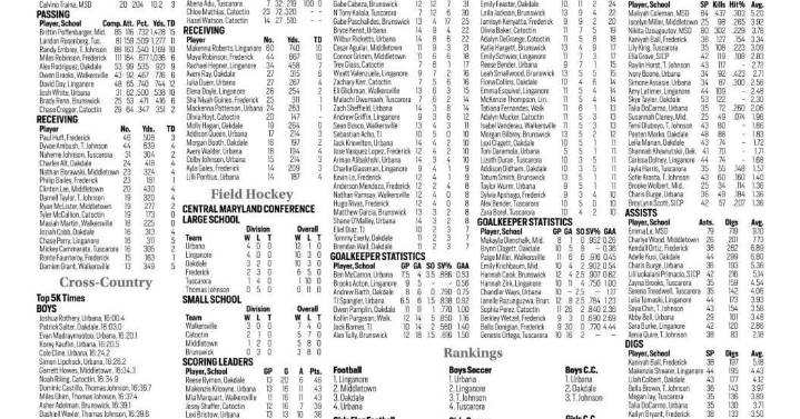 High School Hangout: Standings, statistics and rankings