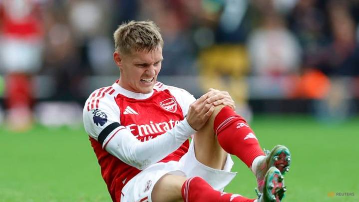 Arsenal's Odegaard pulls out of Norway squad due to ligament injury