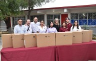 Jacobo Rodríguez entrega computadoras al CECATI 111; fortalece la educación