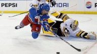 Rangers can't find the net, shut out in home opener by Penguins