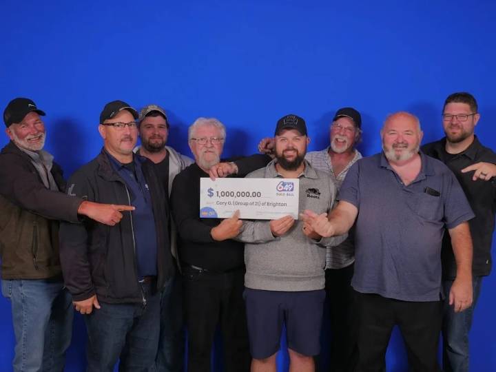 Group of Ontario co-workers say $1M lottery win 'brought us all closer'