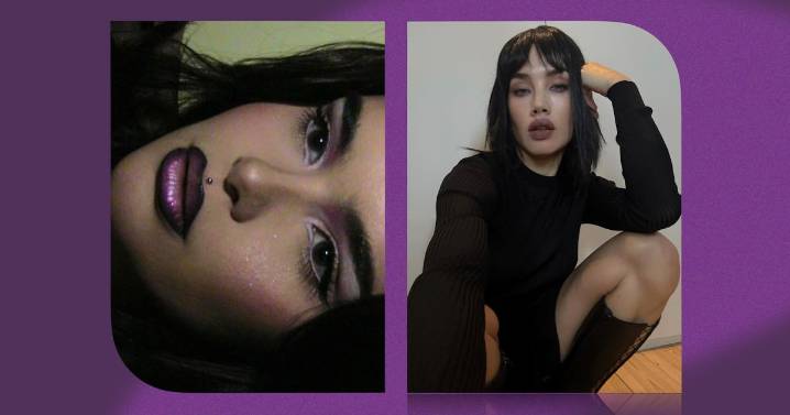 The Purple Lipstick Trend Is Goth Beauty At Its Best