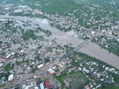 Inundaciones en Poza Rica tras lluvias extremas y desborde del río Cazones