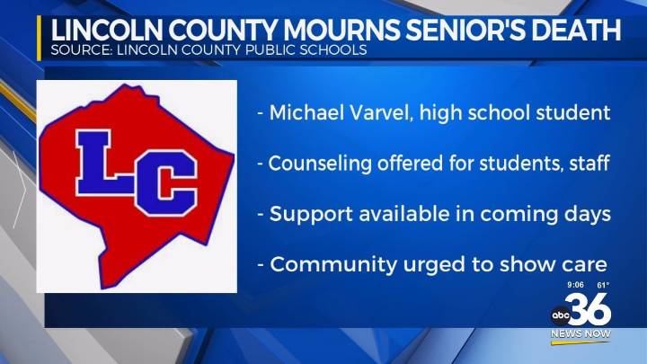 Lincoln County mourns high school senior’s death