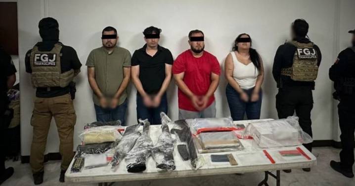 Golpe al Cártel del Golfo; capturan a "La Conta" y 3 integrantes en operativo en Tamaulipas