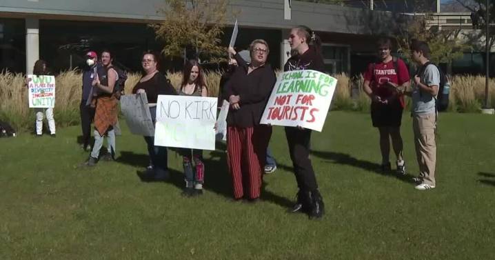 UVU student group protests possible Charlie Kirk memorial on campus