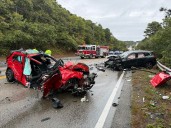 Three-car crash on Cape Cod leaves Mass. man with life