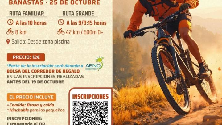 La BTT Banastás regresa en su cuarta edición con carácter benéfico