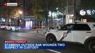 2 hurt after stabbing outside bar in Philadelphia's Chinatown section