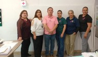 Se pinta de rosa Seguridad Vial por la lucha contra el cáncer de mama