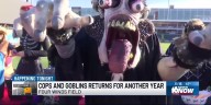 Trick-or-Treaters take over Four Winds Field at beloved ‘Cops & Goblins’ event