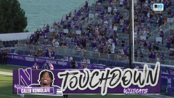 Preston Stone and Caleb Komolafe lead Northwestern in 42