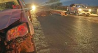 Camioneta choca contra vaca sobre carretera a Bahía de Kino al poniente de Hermosillo