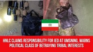 HNLC Claims Responsibility for IED at Umsning, Warns Political Class of Betraying Tribal Interests